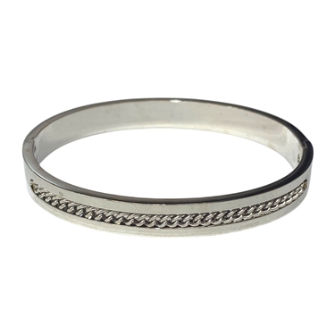 SILVER MEN STAINLESS STEEL BRACELET
