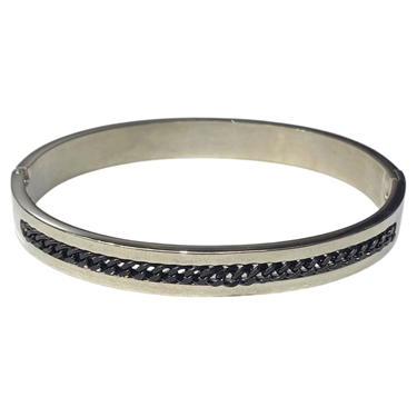 SILVER MEN STAINLESS STEEL BRACELET