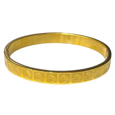 MEN GOLD STAINLESS STEEL BRACELET