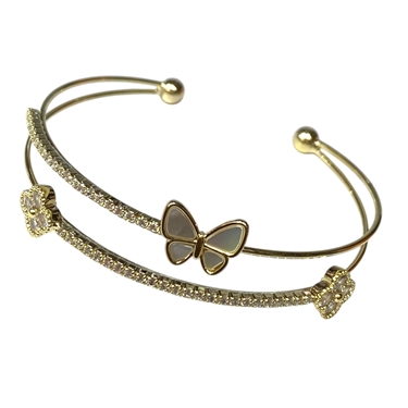 GOLD BUTTERFLY BRACELET