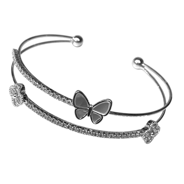 SILVER BUTTERFLY BRACELET