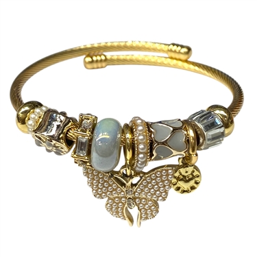GOLD BUTTERFLY PANDORA BRACELET
