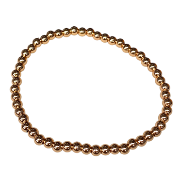 ROSE GOLD BEADED BRACELET