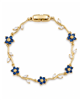 Flower Leaf Crystal Bracelet