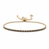 Black CZ Adjustable Slider Bracelet