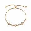 Clover Bar Zircon Adjustable Bracelet