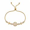 Motherâ€‘ofâ€‘Pearl Clover Star Adjustable Bracelet