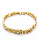 Oval Stone Link Bracelet
