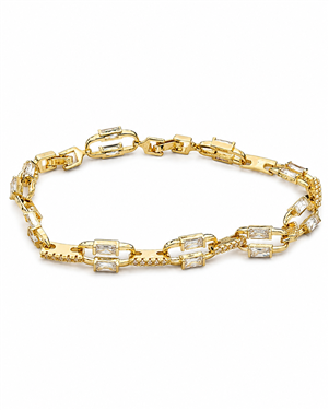 Rectangle Link Rhinestone Bracelet