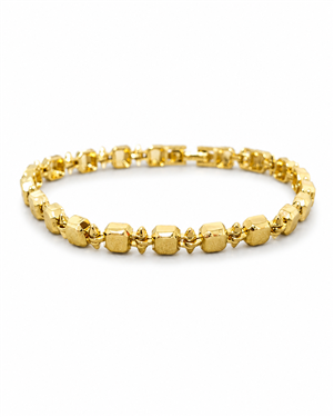 Geometric Block Chain Bracelet
