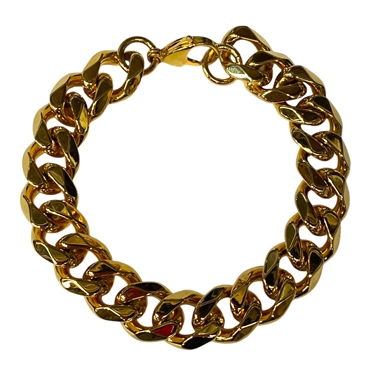 GOLD THICK CHAIN BRACELET
