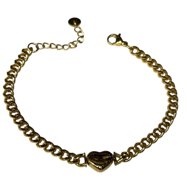 GOLD HEART BRACELET