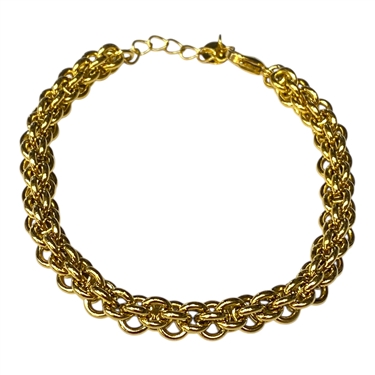 GOLD STAINLESS STEEL BRACELET