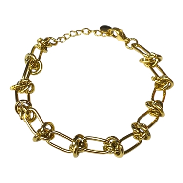 GOLD STAINLESS STEEL BRACELET