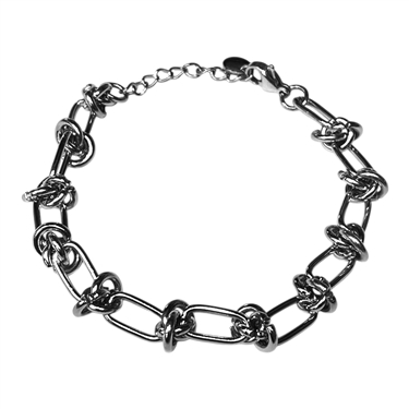 SILVER STAINLESS STEEL BARCELET