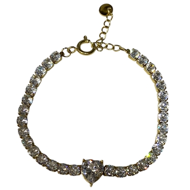 GOLD HEART BRACELET