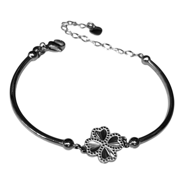 SILVER LEAF BRACELET