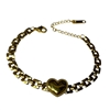GOLD HEART BRACELET