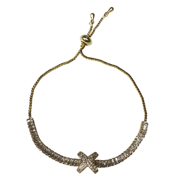 GOLD CROSS BRACELET
