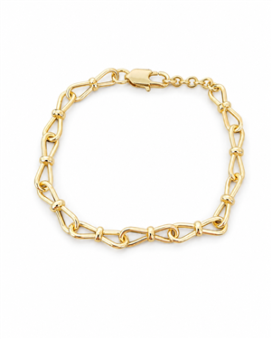 Geometric Link Chain Bracelet