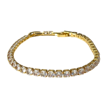 GOLD TENNIS BRACELET