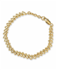 Wave Geometric Chain Bracelet