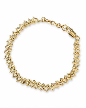 Wave Geometric Chain Bracelet