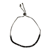 BLACK SLIDER BRACELET