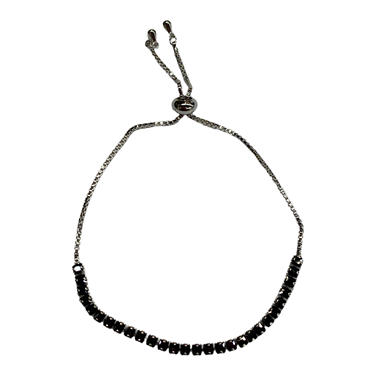 BLACK SLIDER BRACELET
