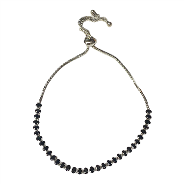 BLACK SLIDER BRACELET