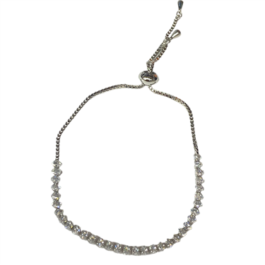 SILVER SLIDER BRACELET