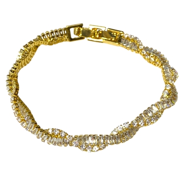 GOLD TWIRL BRACELET