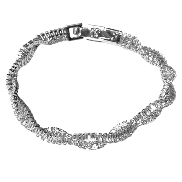 SILVER TWISTED BRACELET