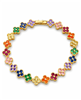 Four-Leaf Clover Zircon Bracelet