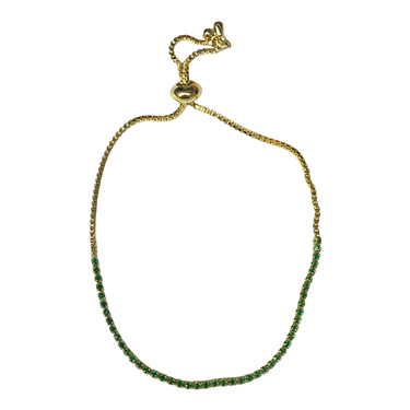 GREEN SLIDER BRACELET