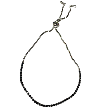 BLACK SLIDER BRACELET