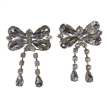 SILVER BUTTERFLY EARRING