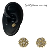 GOLD FLOWER EARRING