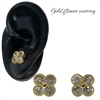 GOLD FLOWER EARRING