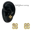 GOLD FLOWER EARRING