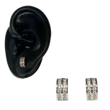 SILVER PLATED EARRING