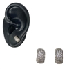 SILVER PLATED EARRING