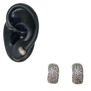 SILVER PLATED EARRING