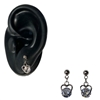 SILVER HEART EARRING