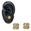 GOLD FLORWER EARRING
