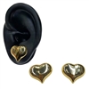 GOLD HEART EARRING