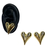 GOLD HEART EARRING