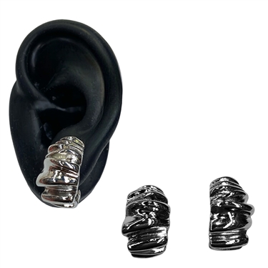 SILVER SEASHELL EARRING