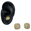 GOLD SQUARE EARRING