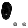 SILVER SQUARE EARRING